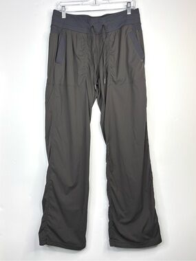 Lululemon Dance Studio Pant Dark Grey Stripe Size 10